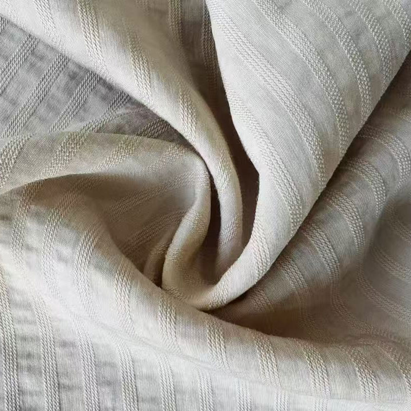 Lotus Stripe Nylon Single-Filament Rayon Interwoven Fabric