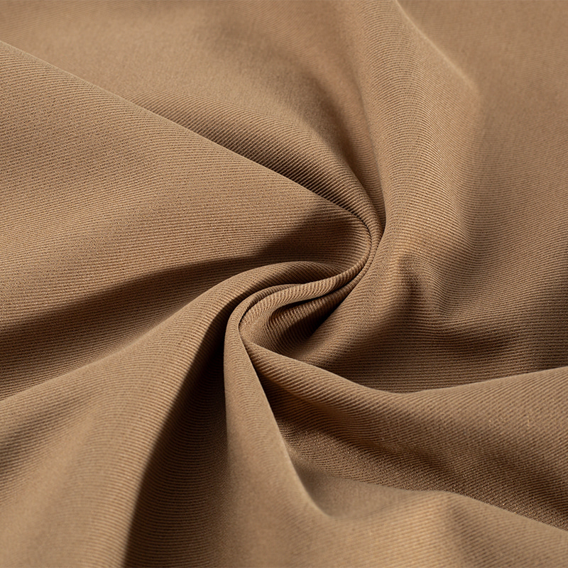 260gsm Velvet-Feel Low-Stretch Recycled Polyester T400 3/3 Right Twill Beach Fabric Series