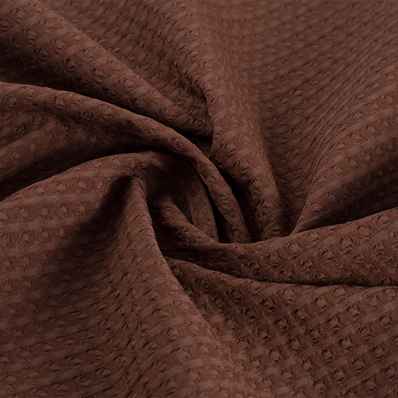 160gsm T800 Leisure Recycled Polyester  Weft-Stretch Double-Layer Jacquard Fabric