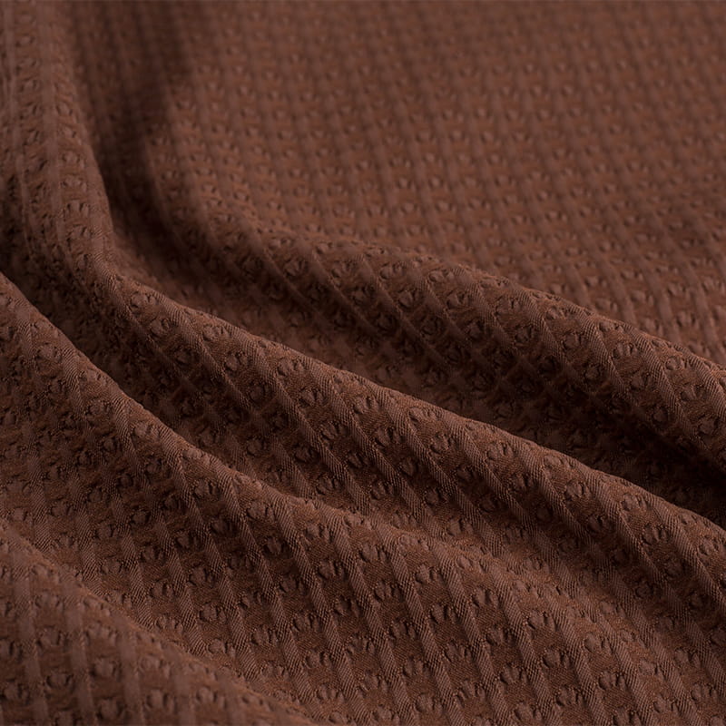 160gsm T800 Leisure Recycled Polyester  Weft-Stretch Double-Layer Jacquard Fabric