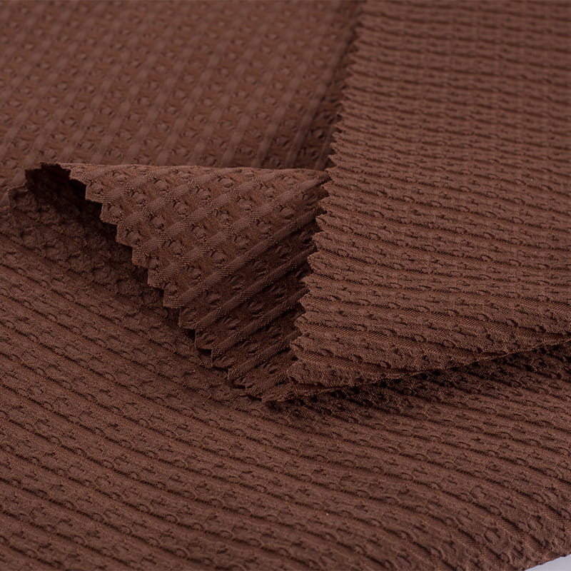 160gsm T800 Leisure Recycled Polyester  Weft-Stretch Double-Layer Jacquard Fabric