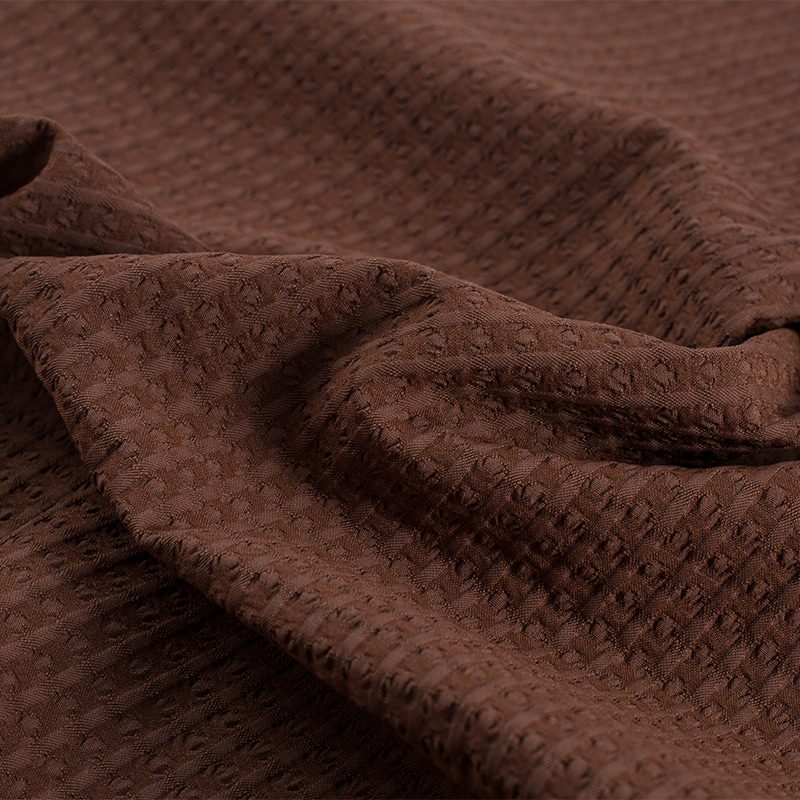 160gsm T800 Leisure Recycled Polyester  Weft-Stretch Double-Layer Jacquard Fabric