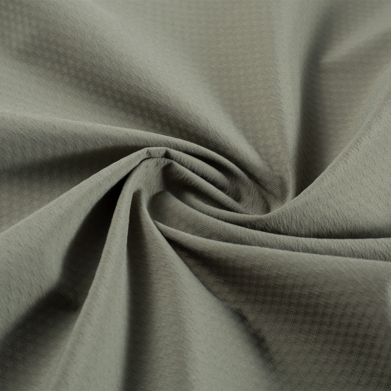 118gsm 75D T8 Leisure Recycled Polyester Weft-Stretch Horizontal Stripe Jacquard Fabric