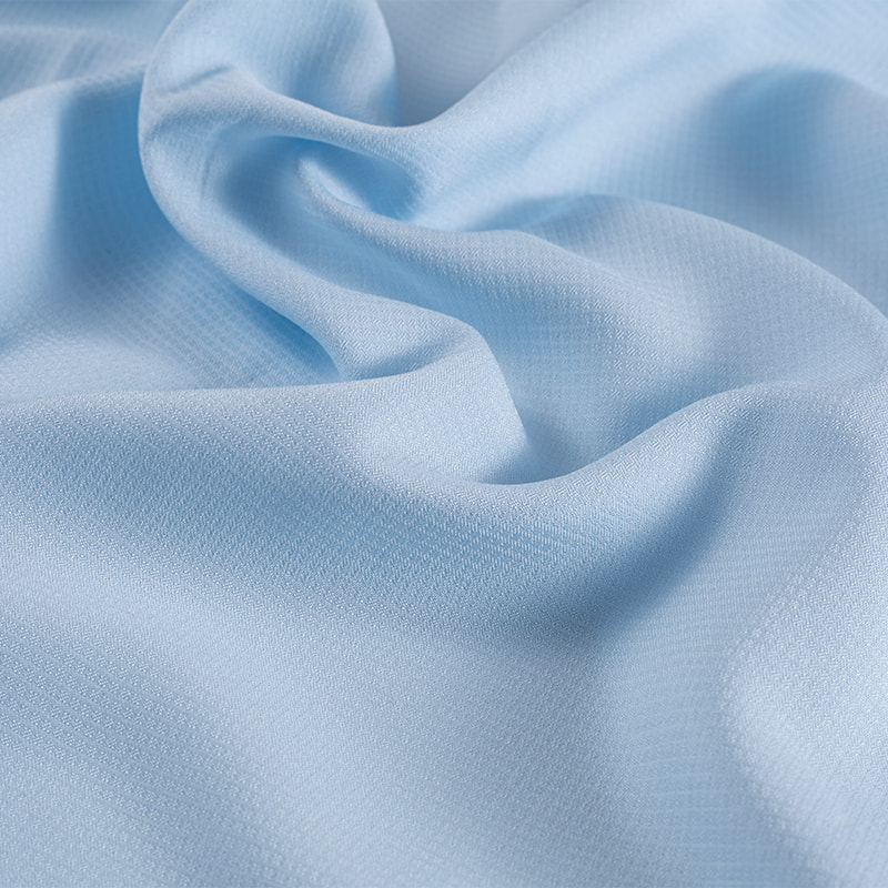 68gsm 50D Recycled Polyester Fabric High-Stretch Mini Roma Check Jacquard Fabric