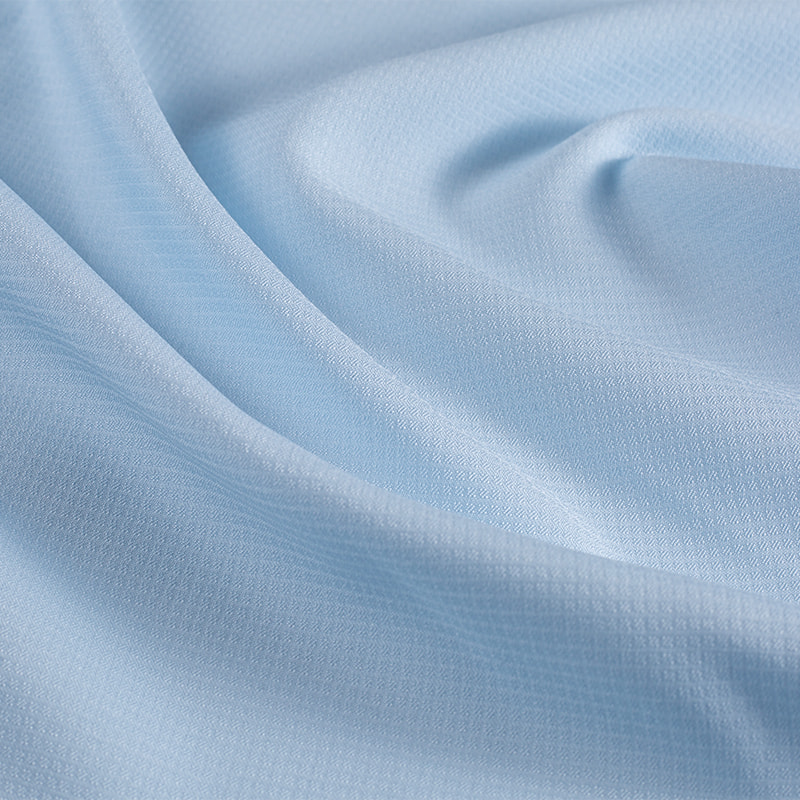68gsm 50D Recycled Polyester Fabric High-Stretch Mini Roma Check Jacquard Fabric