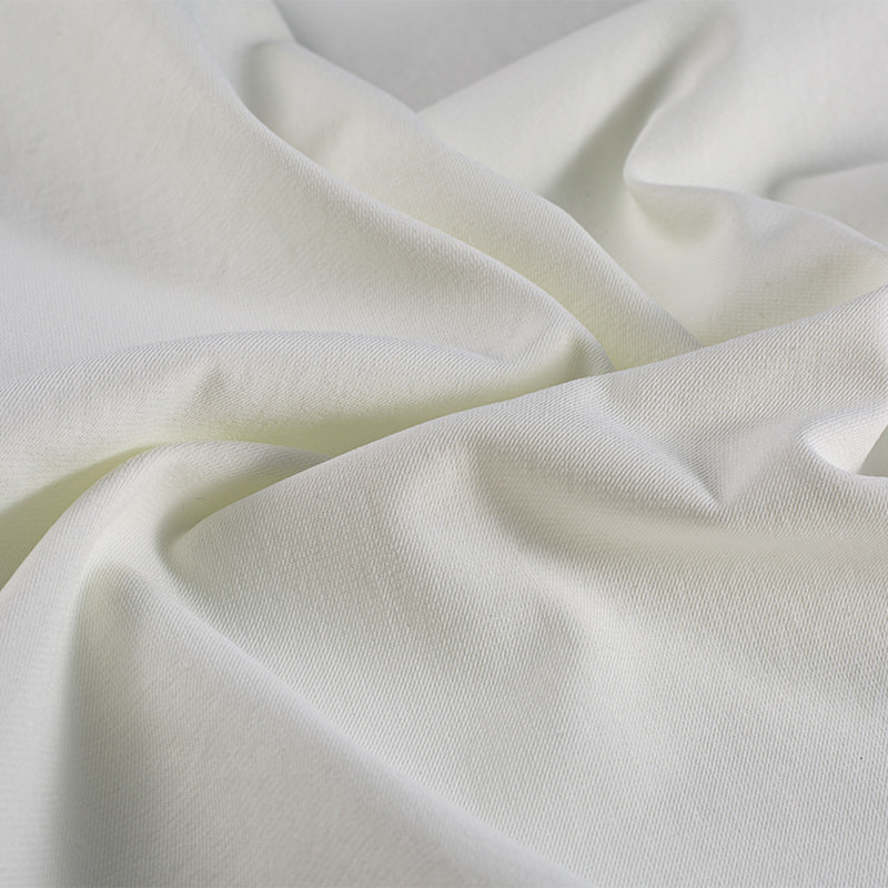 200gsm 40S CoolSilk Cotton T8 Tencel 2/2 Twill Leisure  Recycled Natural Yarns Fabric Series