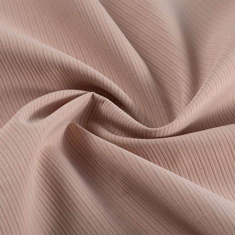 140gsm 75D T4 Recycled Polyester Weft-Stretch Vertical Stripe Leisure Fabric Series