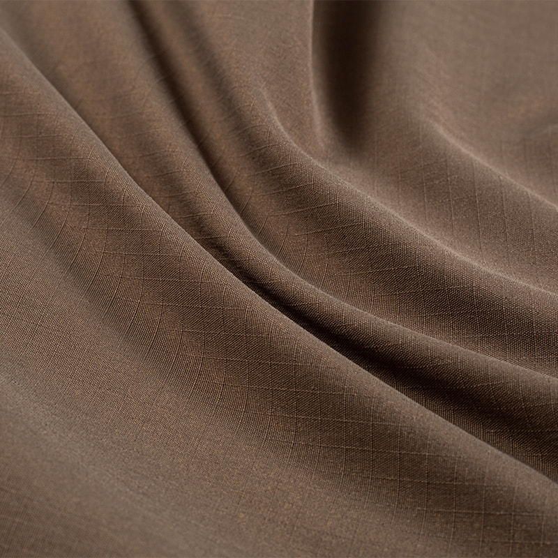 160gsm CoolSilk Cotton T4 Weft-Stretch 0.5 Check Leisure Recycled Polyester Fabric