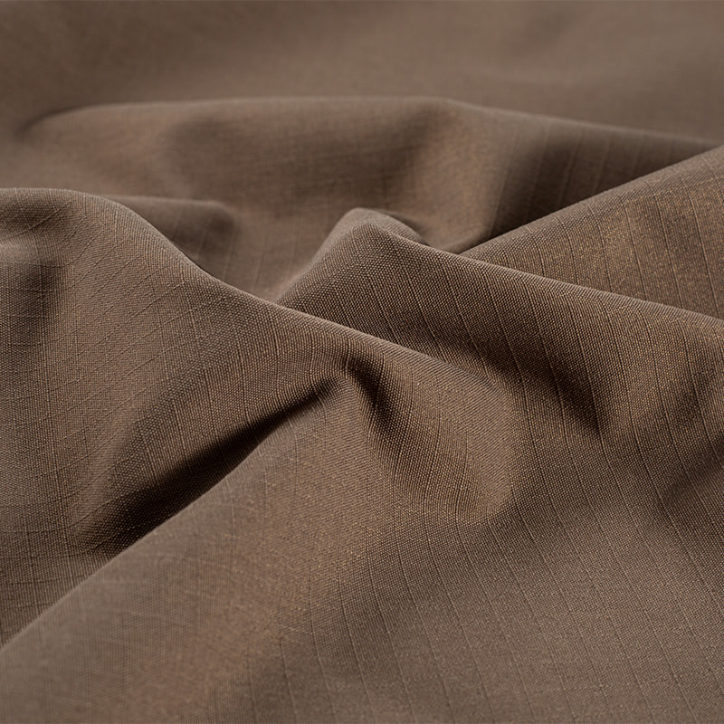 160gsm CoolSilk Cotton T4 Weft-Stretch 0.5 Check Leisure Recycled Polyester Fabric