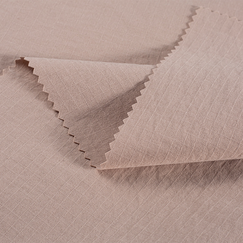 190gsm 32S Stretch Cool 0.5 Check Recycled Polyester Leisure Fabric Series