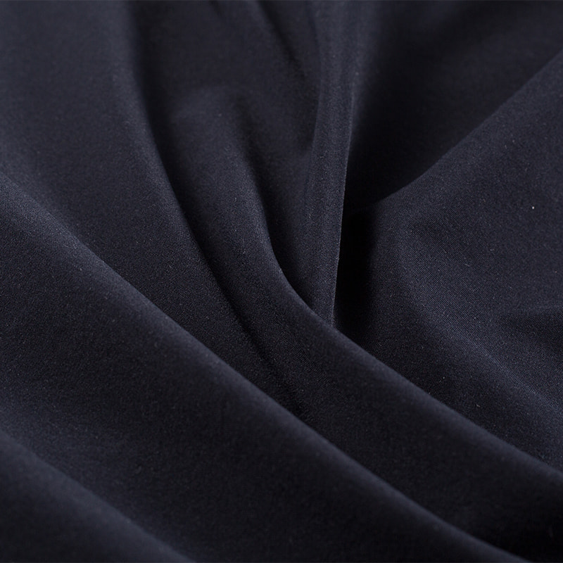 160gsm 40S Stretch CoolSilk Cotton Plain Weave Recycled Polyester Leisure Fabric Series