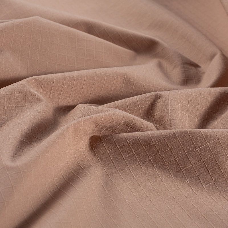95gsm 50D T8 0.5 Check Leisure Recycled Polyester Fabric